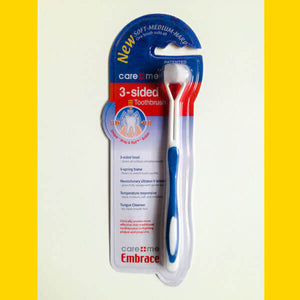 3 Sided Toothbrush 1 Piece