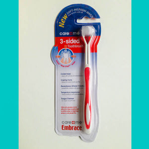 3 Sided Toothbrush 1 Piece