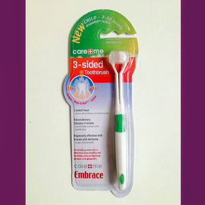 3 Sided Toothbrush 1 Piece