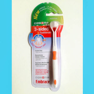 3 Sided Toothbrush 1 Piece