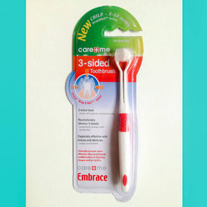 3 Sided Toothbrush 1 Piece